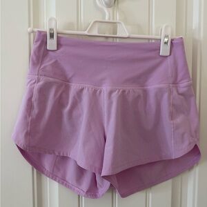Lululemon Speed Up 2.5 Inseam Shorts (vita pink)